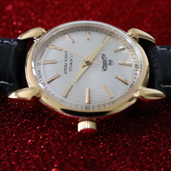 Vintage Roamer Swiss-made, professionally refurbished: 17‑jewel Manual Wind - Picture 5 of 7